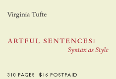 Artful Sentences by Virginia Tufte