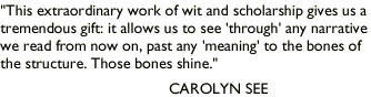 Quote from Carolyn See